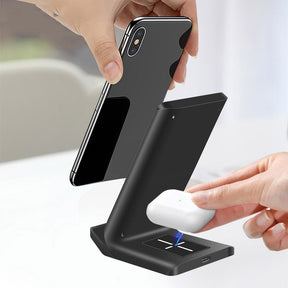 Wireless smart vertical mobile phone charger  fast charge suitable for mobile phones cj