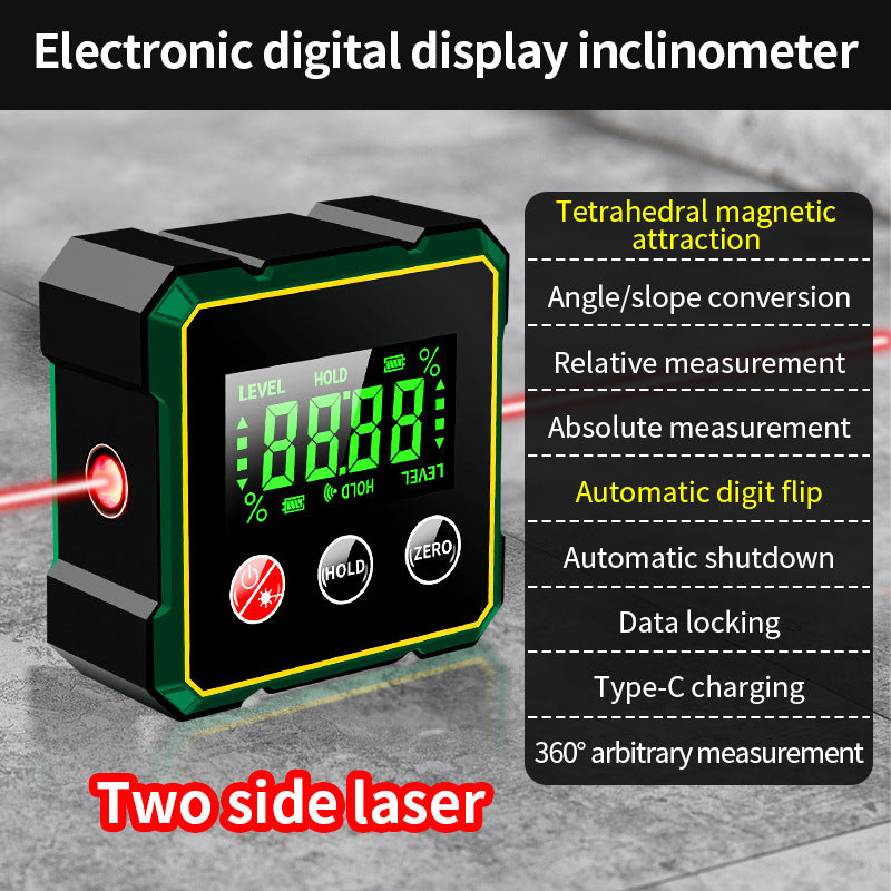 Magnetic Attraction Of Electronic Digital Inclinometer Faizan Cart