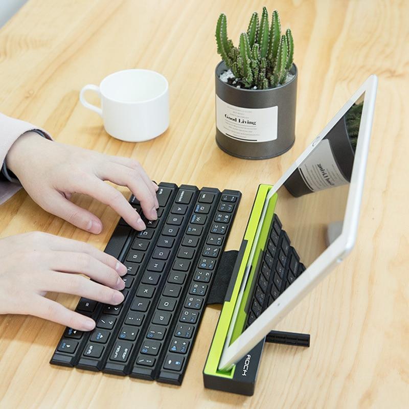 Ultra-Portable Flexible Roll Folding Bluetooth Keyboard | Multi-Device Wireless Faizan Cart