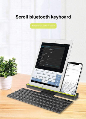 Ultra-Portable Flexible Roll Folding Bluetooth Keyboard | Multi-Device Wireless Faizan Cart