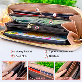 Multiple Card Slots & Coin Pocket—Long And Light Luxury Popular Clutch Purse for Women Faizan Cart