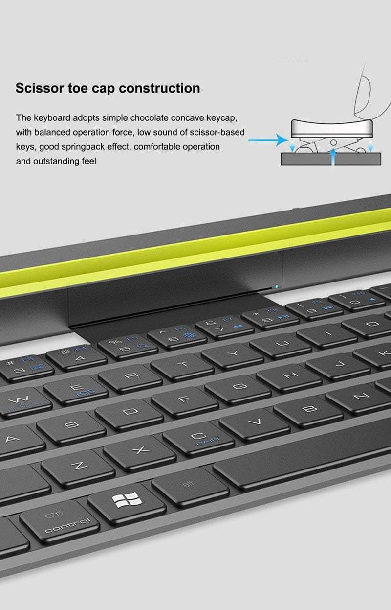 Ultra-Portable Flexible Roll Folding Bluetooth Keyboard | Multi-Device Wireless Faizan Cart