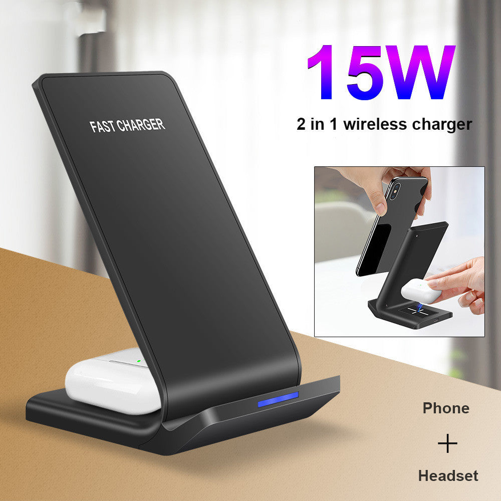 Wireless smart vertical mobile phone charger  fast charge suitable for mobile phones cj