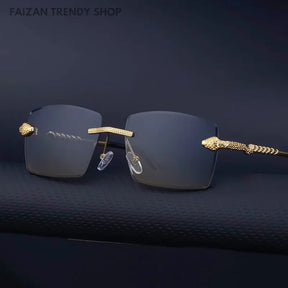 Fashion Rimless Sunglasses For Men Fashion