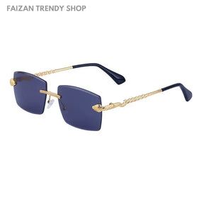 Fashion Rimless Sunglasses For Men Fashion