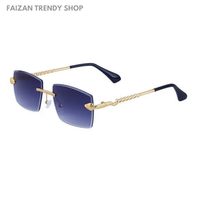 Fashion Rimless Sunglasses For Men Fashion