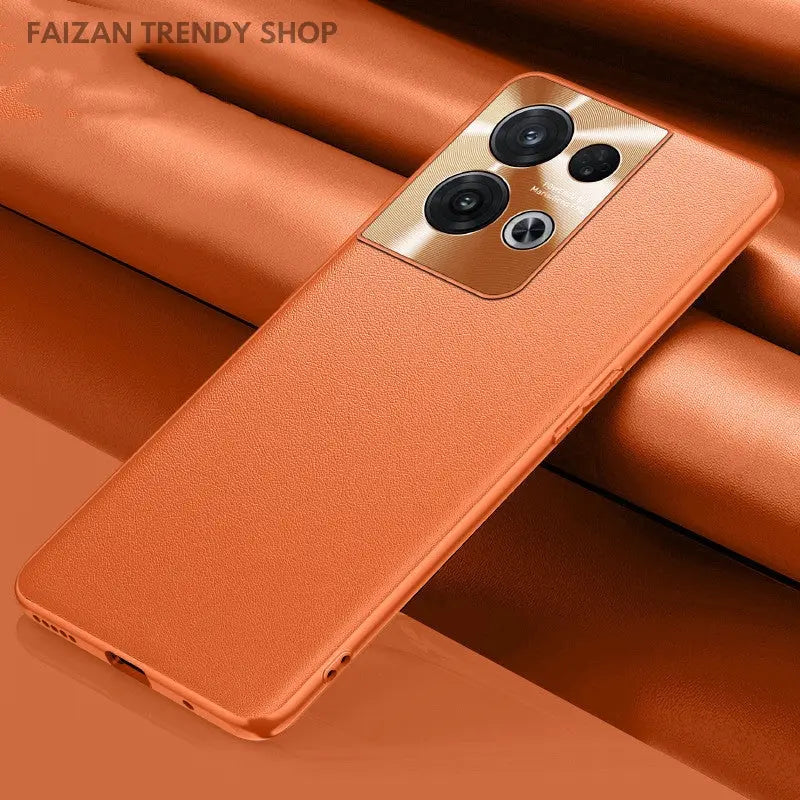 Vegan Leather Lens Phone Case Protector Electronics